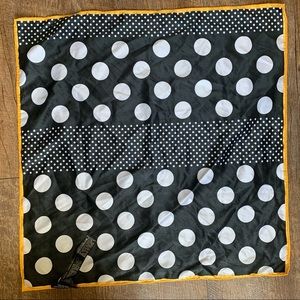 Zara Polka Dot Scarf 21.75” x 21.75”